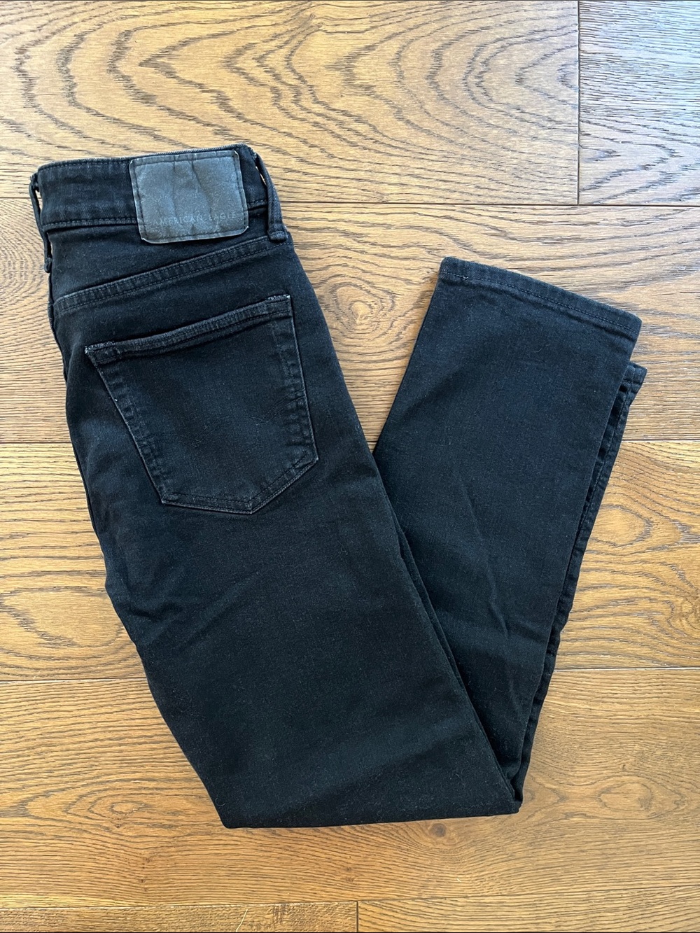 American Eagle AirFlex Men’s Slim Straight Black Jeans Size 29x30